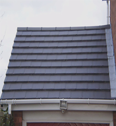 Roofing work completed on a property